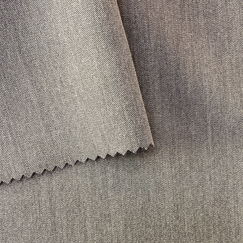 NO 6042 Tvåfärgad TR Imitation Denim Twill Tyg