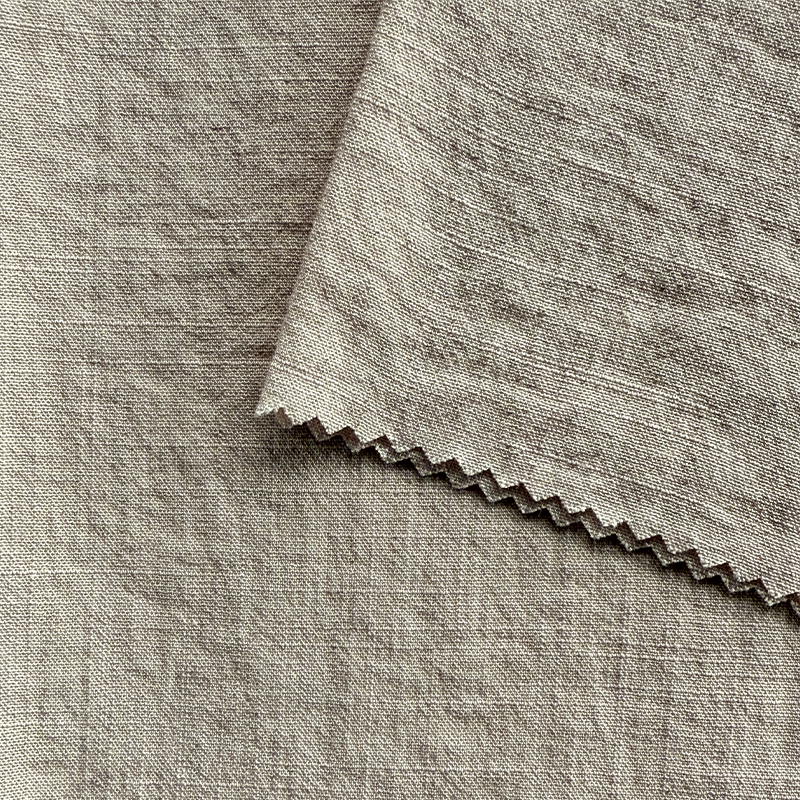 NO 6052 Rayon Nylon Slub Linen Tyg