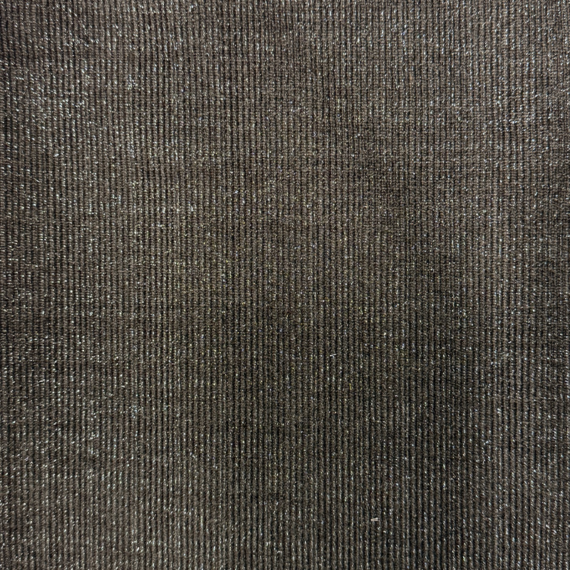 NO6110 Silvertråd European Cotton Velvet Tyg